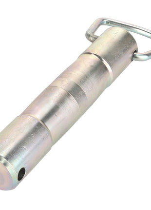 Product Name: AGCO | Pin - Acw1587050
Description: A cylindrical, metal linchpin with a double-wire handle. No current product description information is available.