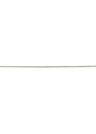 Product: AGCO | SPRING WIRE - D28181046

Description: A long, thin, straight metallic rod featuring a slight bend at one end.