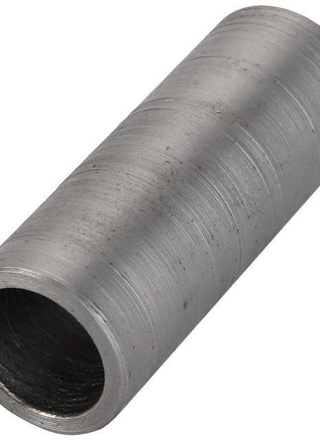 A close-up image of the AGCO Spacer Bushing - Acw0401660, featuring a cylindrical metal design with a hollow interior and a brushed surface texture. Specific use not provided.