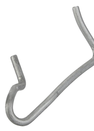 Introducing AGCO's Spring - D49040400: A sturdy, metal S-shaped hook featuring two elegantly curved ends.