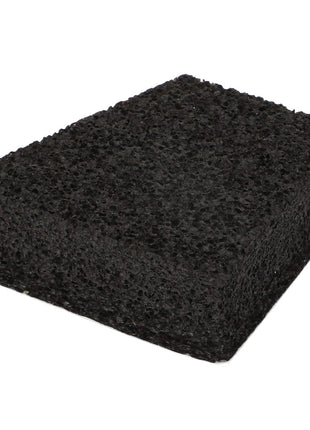 A close-up of the AGCO | Foam - Acp0667320, a black, rectangular, porous sponge by AGCO, is showcased against a white background. No product description available.