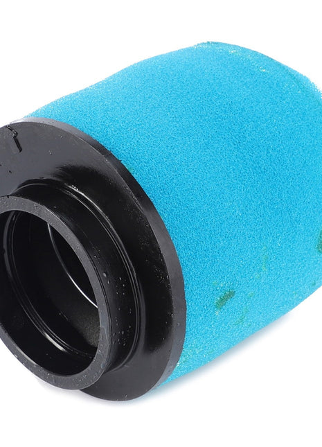 The AGCO AIR FILTER - ATV0470-460 is a durable foam air filter featuring a blue element and a sturdy black plastic base.