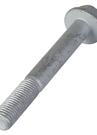 The AGCO Hex Flange Head Machine Screw - Acw1041100, featuring a metallic bolt with threads on one end and a hexagonal head on the other, is displayed against a plain white background. Currently, no additional product description information is available.