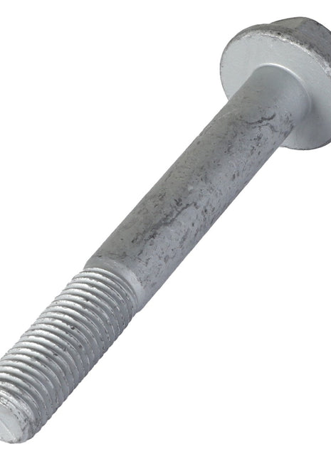 The AGCO Hex Flange Head Machine Screw - Acw1041100, featuring a metallic bolt with threads on one end and a hexagonal head on the other, is displayed against a plain white background. Currently, no additional product description information is available.