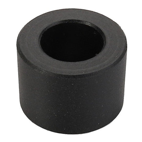 The AGCO | Bush - Acw2016480 is a versatile black cylindrical rubber grommet with a central hole, ideal for securing wires and cables.