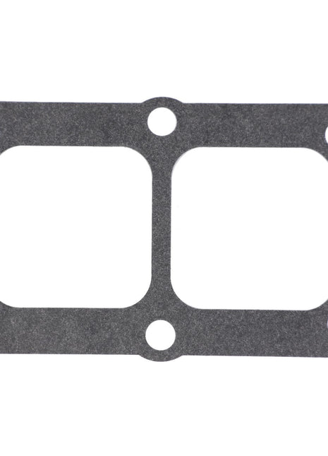 The AGCO | Gasket - Acw5174780, a rectangular gasket with rounded corners and six holes evenly spaced along its edges, offers reliable performance for various applications.