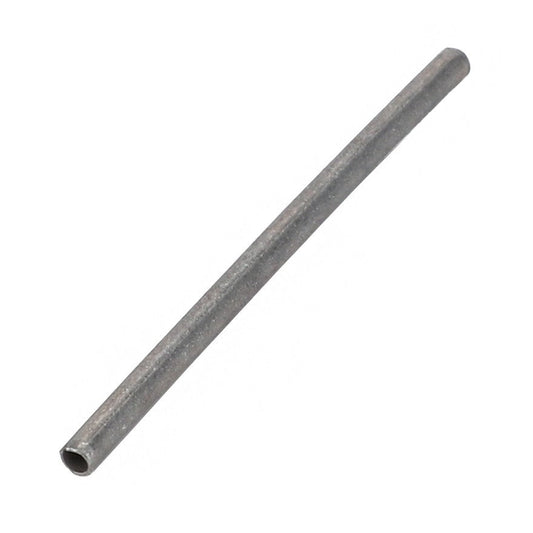 A close-up image of a single AGCO Slotted Spring Pin - Acw0652830. The cylindrical, hollow tube features a visible opening at one end, set against a plain white background.
