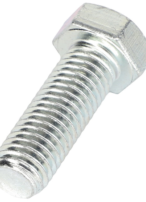 A metallic hex bolt with threading along its shaft. Product Name: AGCO | SCREW - AL5002128, Brand Name: AGCO. No current product description information is available for this item.