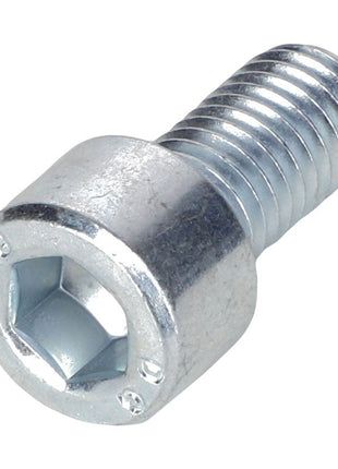 The AGCO SCREW - AL5006001 is a silver hex socket head cap screw with a partially threaded shank.