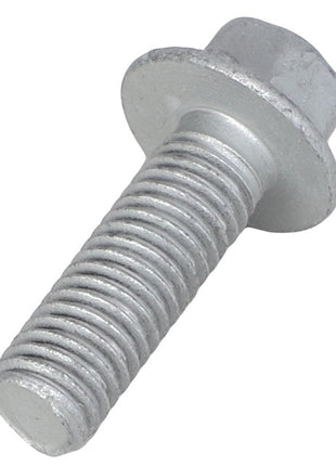 A close-up image of a single AGCO Hexagon Flange Bolt - Acw1493700 on a white background, highlighting every detail. Unfortunately, no current product description information is available.