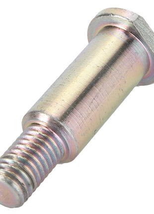 Close-up of the AGCO | Pin - Acp0424030, featuring a metallic fastener with a partially threaded shaft and a hexagonal head, suitable for mechanical or construction applications.