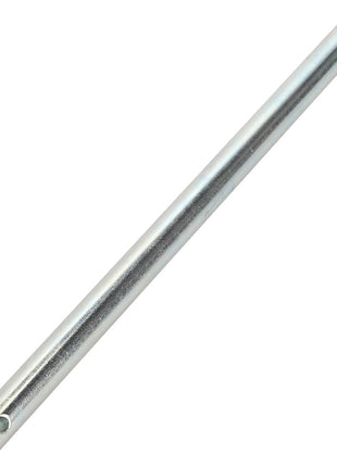 Introducing the AGCO | PIN - D28851230, a robust steel cylindrical rod featuring holes drilled at both ends, ensuring versatile functionality and reliable performance.