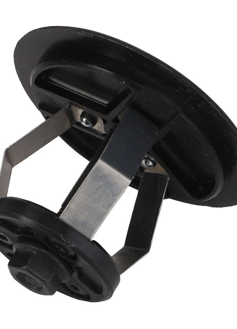 The AGCO | Fitting Piece - Acw525427A, a black and silver drain stopper viewed from an angle, with no current product description information available.