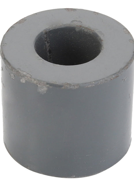 A cylindrical gray rubber or plastic spacer with a central hole, identified as the AGCO SPACER - D28786827 by the brand AGCO, currently lacking any further product description information.