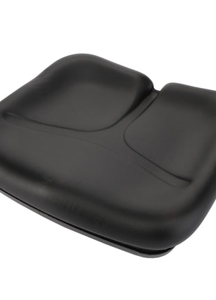 The AGCO | Cushion - Acp0323990 is a black ergonomic seat cushion designed with grooves for enhanced comfort and support, offering a superior option where no current product description is available.