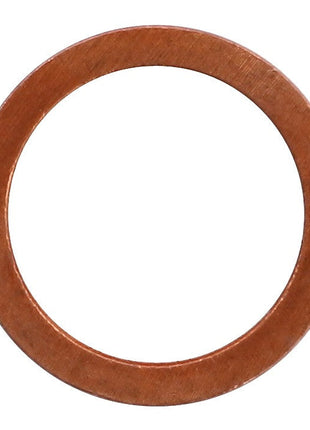 A flat, circular copper washer with a central hole, identified as the AGCO Sealing Washer - Va023262 by the brand AGCO, is shown against a white background.
