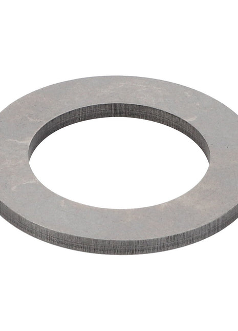 The AGCO | Disc - F178302020319 is a flat, circular metal washer featuring a large central hole and smooth edges. No current product description available.