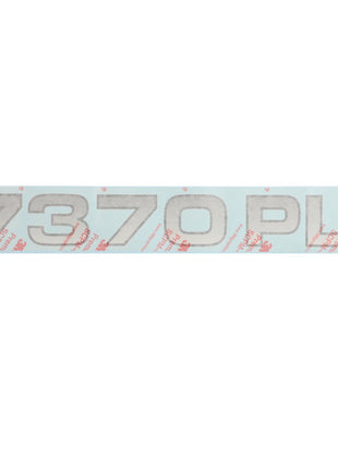 The AGCO Decal - Acw0782910 features the text "737 DPI" rendered in sleek metallic letters on a transparent background.
