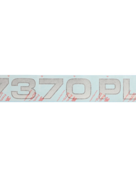 The AGCO Decal - Acw0782910 features the text "737 DPI" rendered in sleek metallic letters on a transparent background.