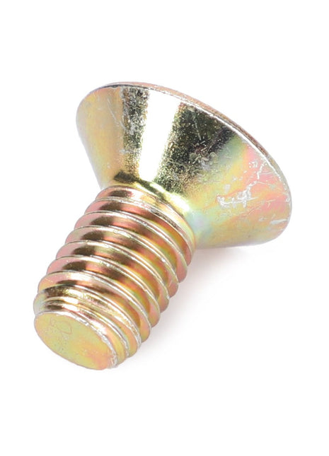 Close-up of a single AGCO | COUNTERSUNK CAPSCREW - 0902-60-70-00 with threaded body, lying on its side. No current product description information is available.