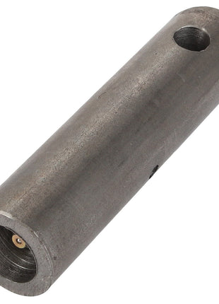 The AGCO | PIN - AL1116436 is a metal cylindrical pin component from the AGCO brand, featuring a threaded interior on one end and a hole through the other end, designed for use in mechanical assemblies. No current product description information is available for further specifics.