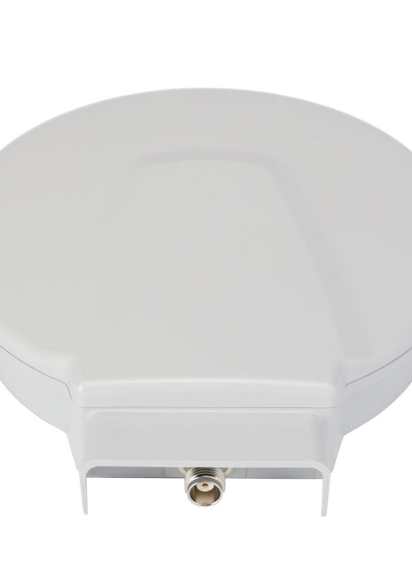 The AGCO GPS Antenna (Model: ACW2433900) is a white, round plastic device featuring a single cable connection port located at the bottom. No additional product description information is available at this time.