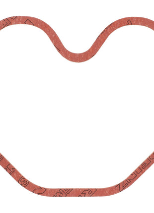 The AGCO Seal - F214202210450 is a gasket with an irregular heart-like shape, made of a reddish-brown material featuring black printed text. No detailed product description is currently available.