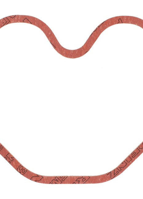 The AGCO Seal - F214202210450 is a gasket with an irregular heart-like shape, made of a reddish-brown material featuring black printed text. No detailed product description is currently available.