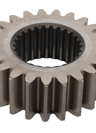 The AGCO | Gear - La322098050 is a metal gear manufactured by AGCO, featuring evenly spaced teeth surrounding a central hole. No current product description information is available.