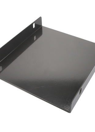 Introducing the AGCO Shaft Cover - Acw2027400, a sleek black metal wall-mounted shelf equipped with robust side supports and convenient screw holes for easy installation. Please note that detailed product description information is not currently available.