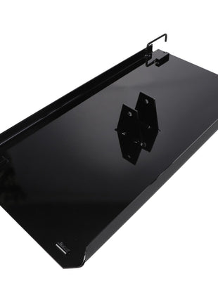 A black, rectangular metal part with fixtures and brackets, identified as the AGCO | GATE - AG727304 from the AGCO brand, is photographed on a white background.