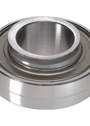 The AGCO Ball Bearing - Acw1454060 is a precision-engineered bearing with a cylindrical opening at the center, designed to minimize friction between moving parts in machinery.