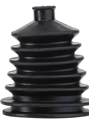 No current product description available for the AGCO | Boot - Acp0421910, a black rubber bellows with multiple ridges and a small top.