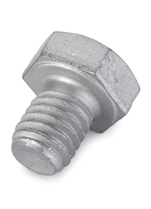 A close-up image captures a single, lustrous AGCO Hex Cap Screw - Va020774, its threading meticulously detailed along the body.