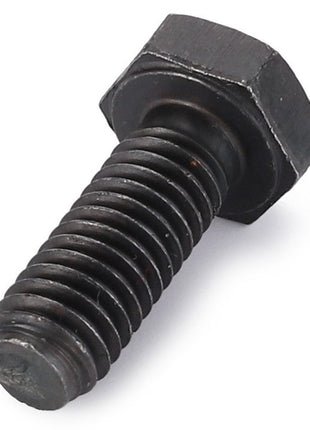 A sleek black AGCO Hex Cap Screw - Va020746 rests prominently on a pristine white background.