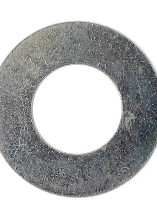 The AGCO Flat Washer - Acp0147960 is a circular metal washer featuring a central hole, widely used in mechanical assemblies to distribute load or serve as a spacer.
