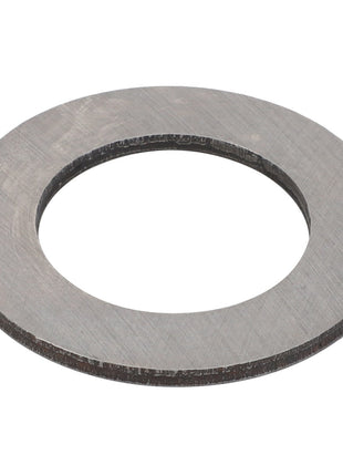 A metal disc called the AGCO | Disc - F184300020490, featuring a large central hole, lying flat on a white background.