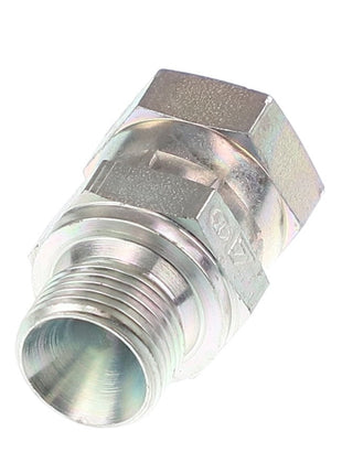 A shiny surface, metallic AGCO hex nut and threaded pipe connector, specifically named ORIFICE - AL5028260. It features a hexagonal top section and a cylindrical threaded bottom; however, there is no current information about its specific usage or compatibility.
