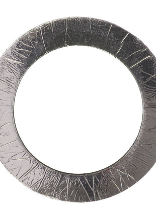 A round, metallic object with a textured surface, resembling a metal ring or gasket, displayed against a white background. No current product description information available. Product Name: AGCO | Foam - Acw1088070 by AGCO.