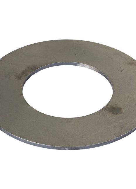 A flat, circular AGCO Bearing Guard Washer - Acp0018800 with a large central hole is perfectly captured against a white background.