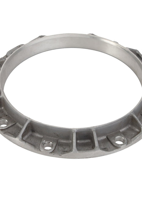 The AGCO | Oil Seal - Acp0199450 features a metal ring-shaped gear housing with a circular base and multiple screw holes around its edge, ensuring easy maintenance and reliability when paired with genuine oil seals.
