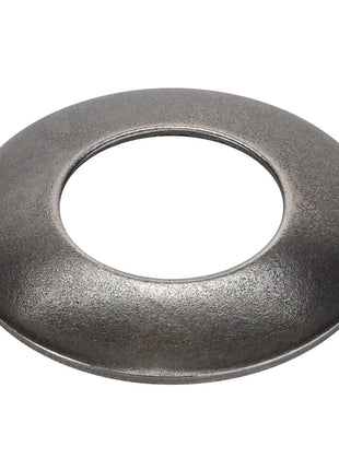 AGCO's Thrust Washer - F334310020110 features a circular design with a central hole, slightly rounded edges, and a matte finish.