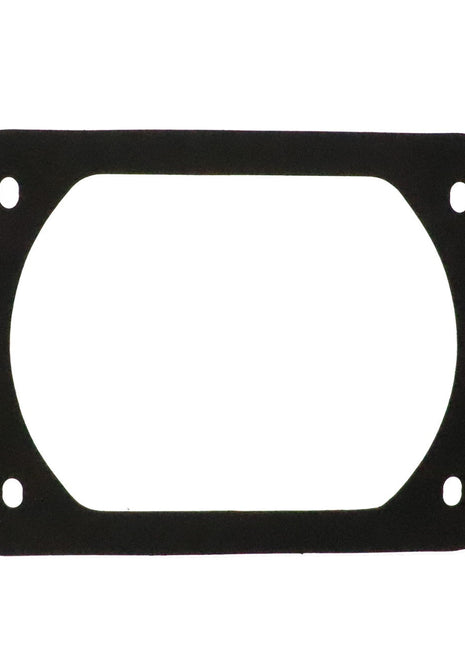 A rectangular black AGCO gasket (model Acw1207010) with rounded edges and four screw holes, one in each corner, displayed on a white background.