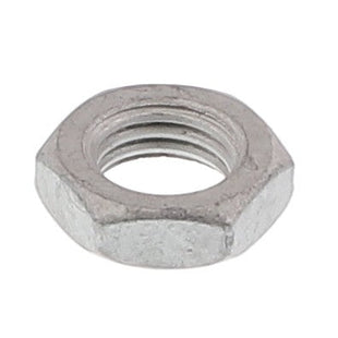 Introducing the AGCO | HEX NUT - ACW1026930, a robust hexagonal metal nut with an internal threaded hole, expertly designed for fastening and securing bolts.