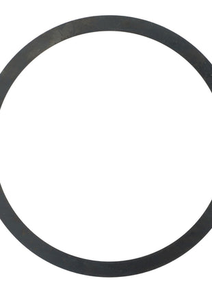 A circular, black rubber gasket labeled as AGCO | Shim - La321982650 on a white background. No current product description information is available.