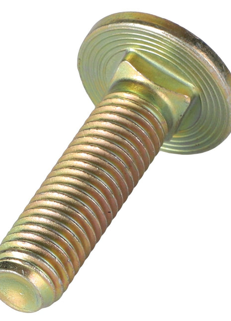 No current product description is available for the close-up of the AGCO Round Head Screw - 3009340X1, featuring a metallic bolt with a threaded shaft and a circular head.