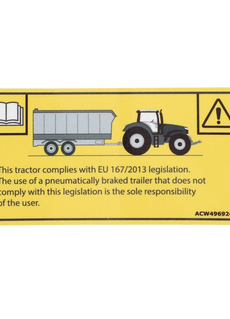 AGCO | Decal, Safety - Acw4969240 - Farming Parts