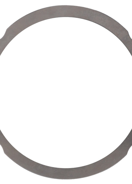 Product: AGCO | Compensating Ring - F390200210110
Description: The AGCO compensating ring is a circular metal washer featuring evenly spaced notches along its outer edge, tailored for machinery or fastening applications.