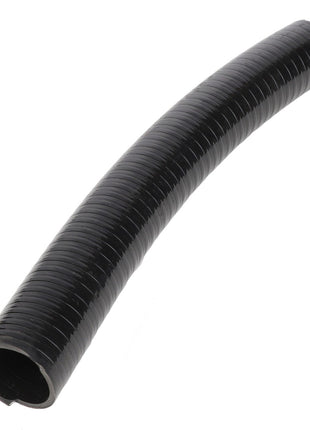A black corrugated AGCO FLEX HOSE - ACP0100120 with a smooth interior, slightly curved, against a white background. For any questions relating to this product, please contact our support team.