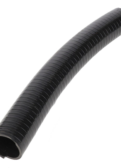 A black corrugated AGCO FLEX HOSE - ACP0100120 with a smooth interior, slightly curved, against a white background. For any questions relating to this product, please contact our support team.